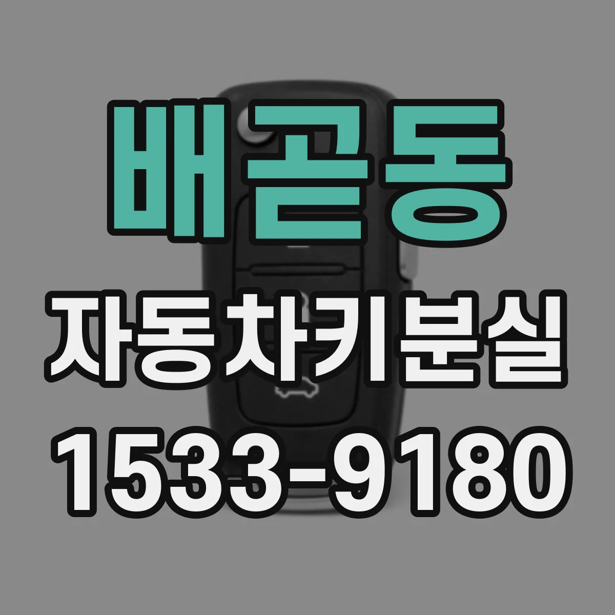 배곧동 자동차키분실