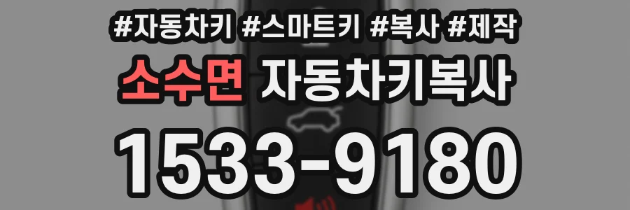소수면 자동차키복사