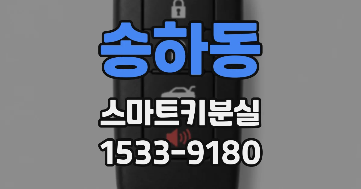 송하동 스마트키분실