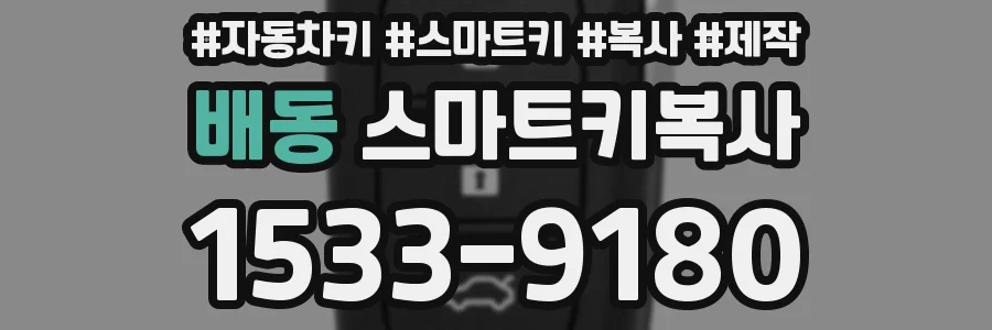 배동 스마트키복사