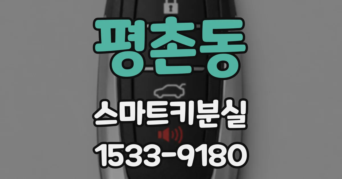 평촌동 스마트키분실
