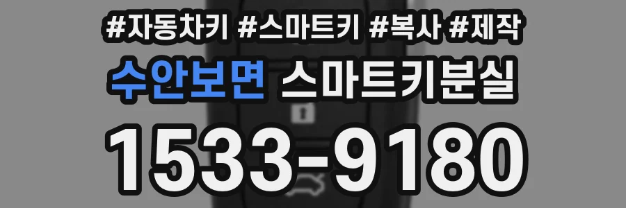 수안보면 스마트키분실