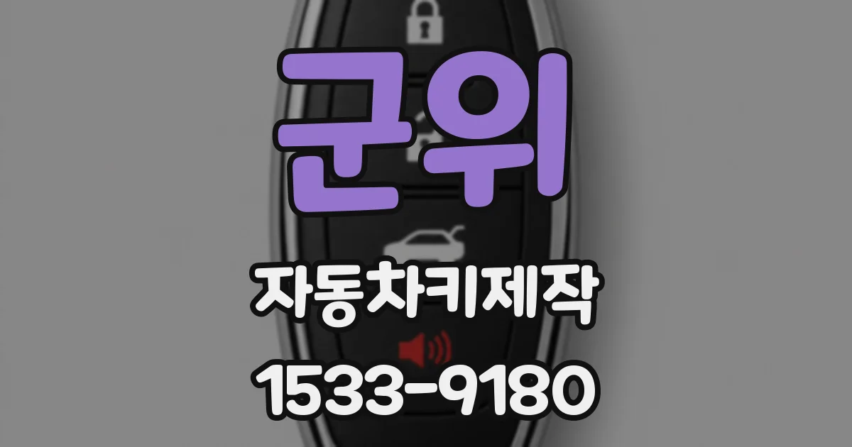 군위 자동차키제작