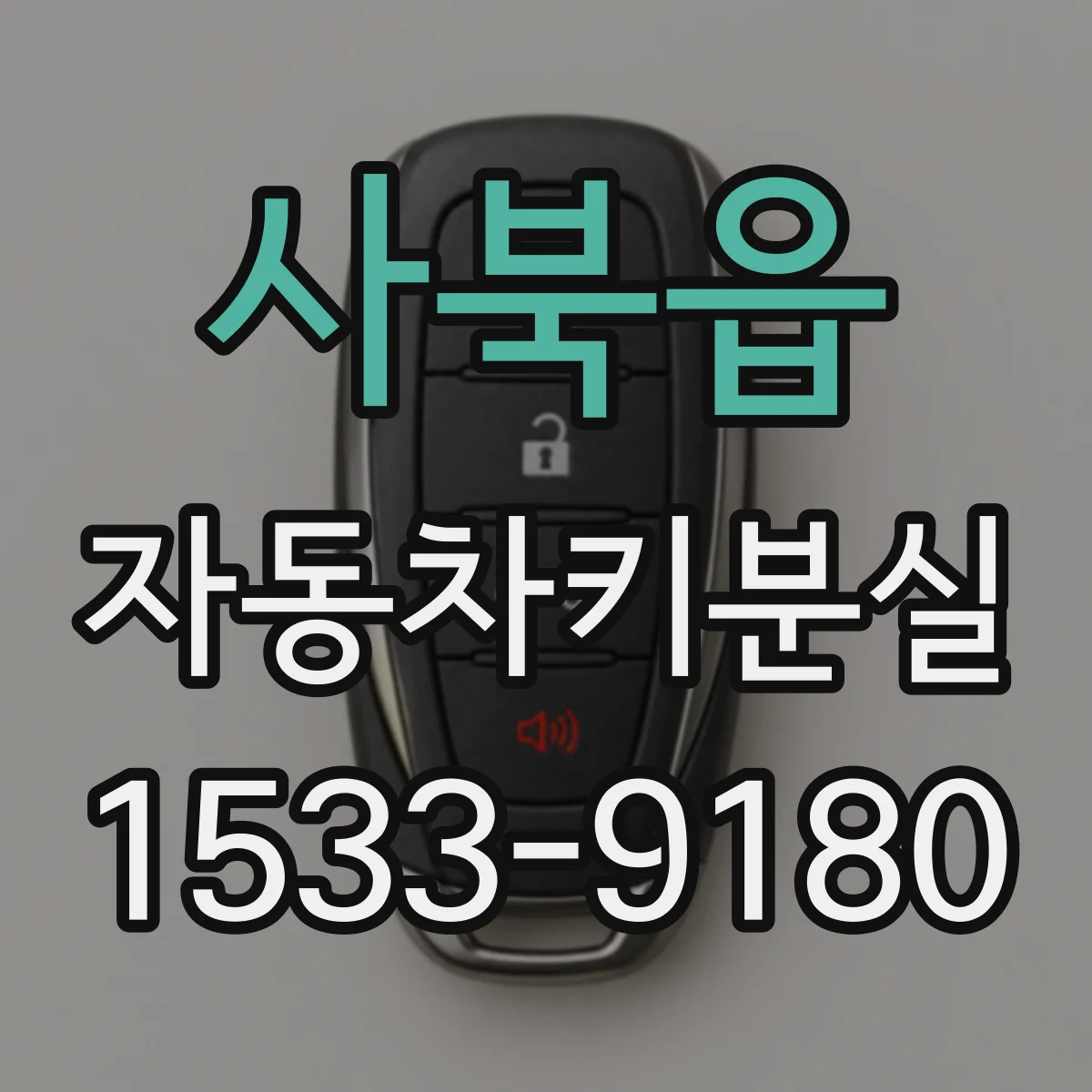 사북읍 자동차키분실