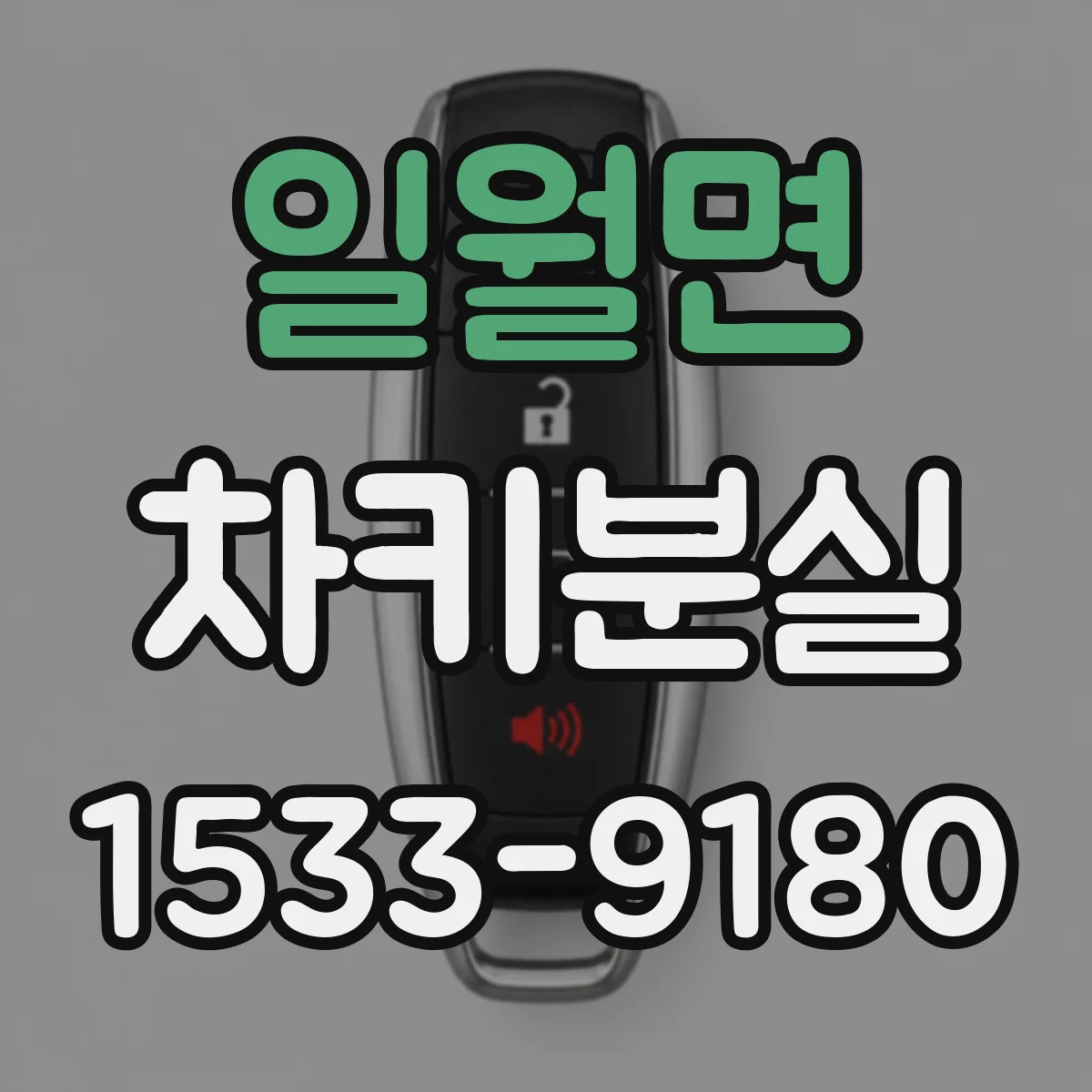 일월면 차키분실