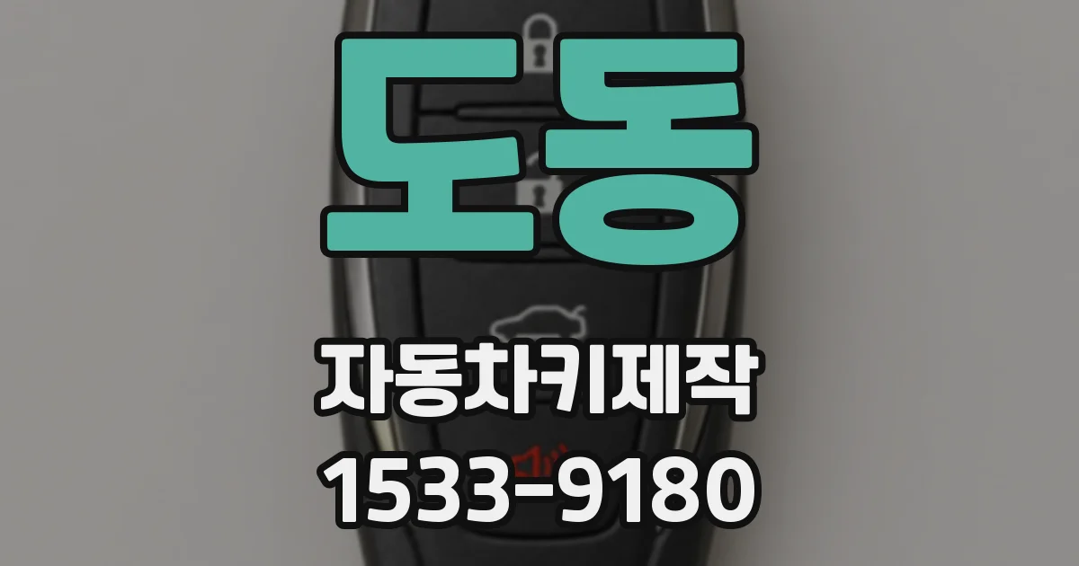 도동 자동차키제작