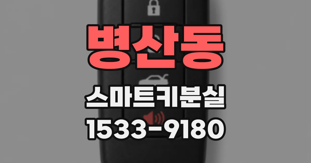병산동 스마트키분실