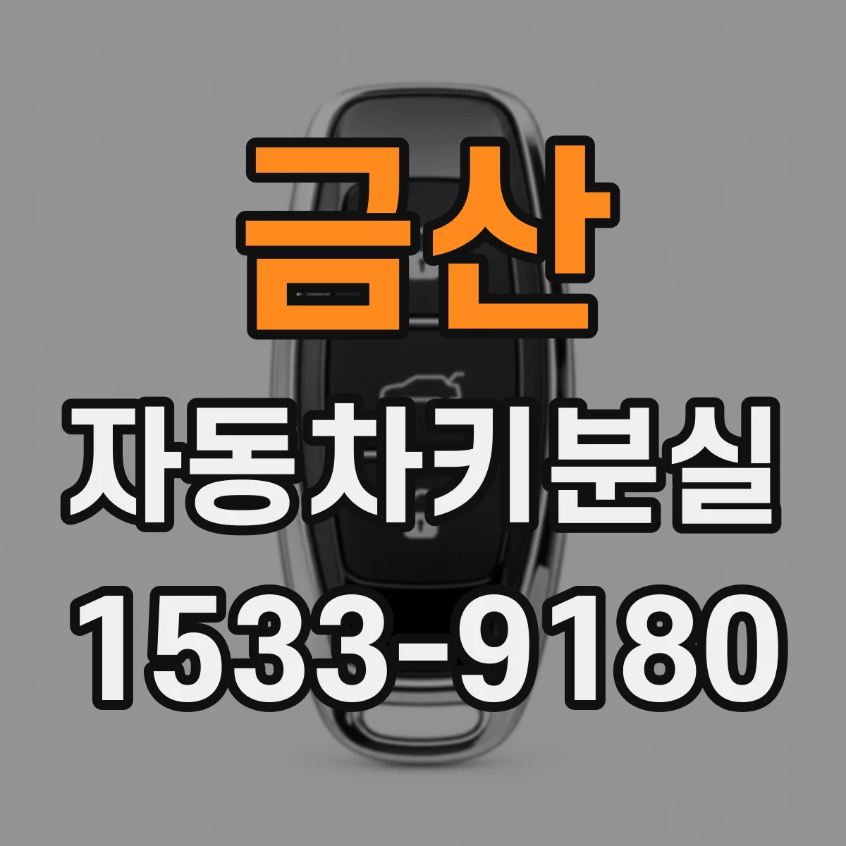 금산 자동차키분실