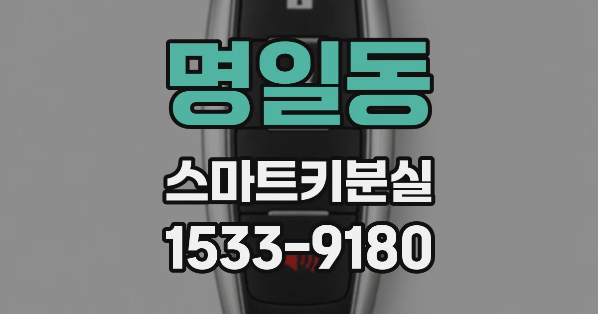 명일동 스마트키분실