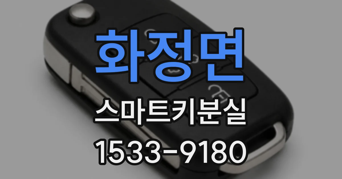 화정면 스마트키분실