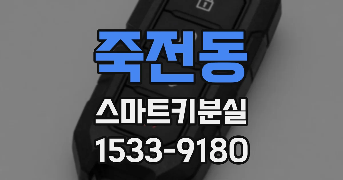 죽전동 스마트키분실