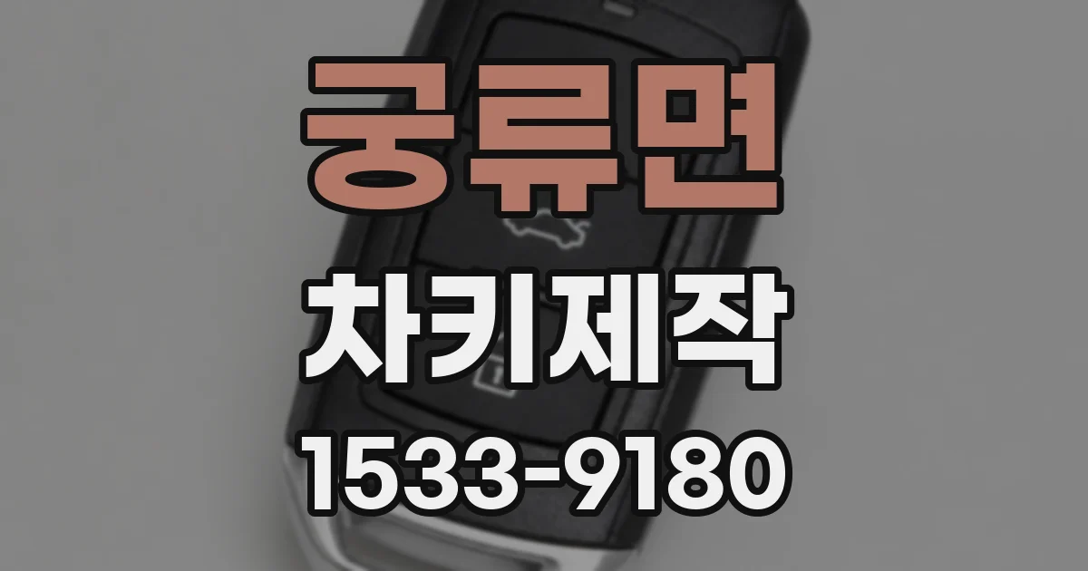 궁류면 차키제작