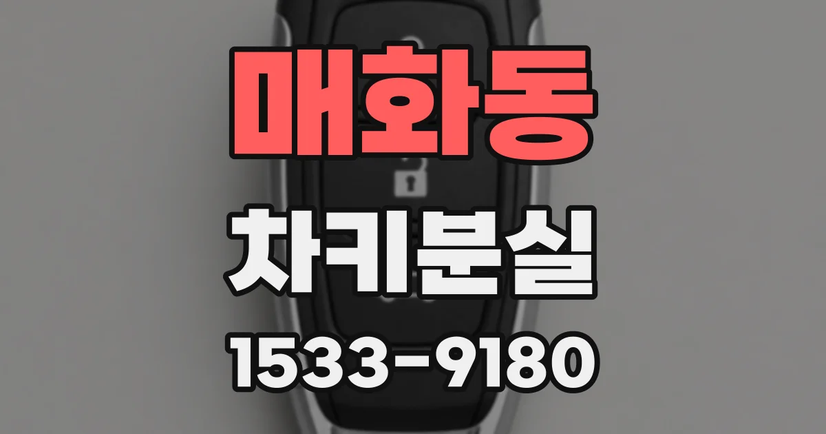 매화동 차키분실