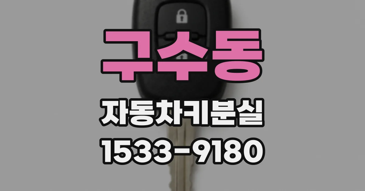 구수동 자동차키분실