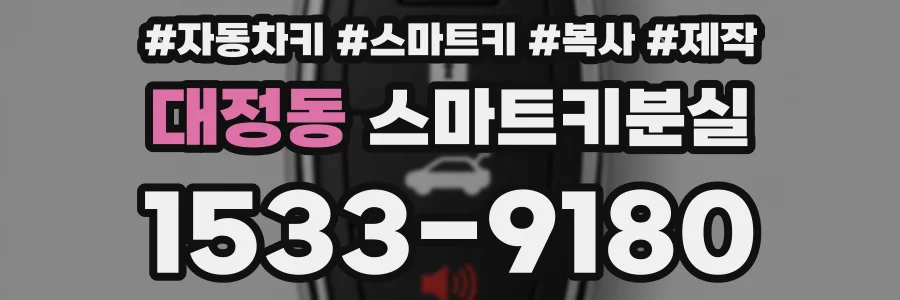 대정동 스마트키분실