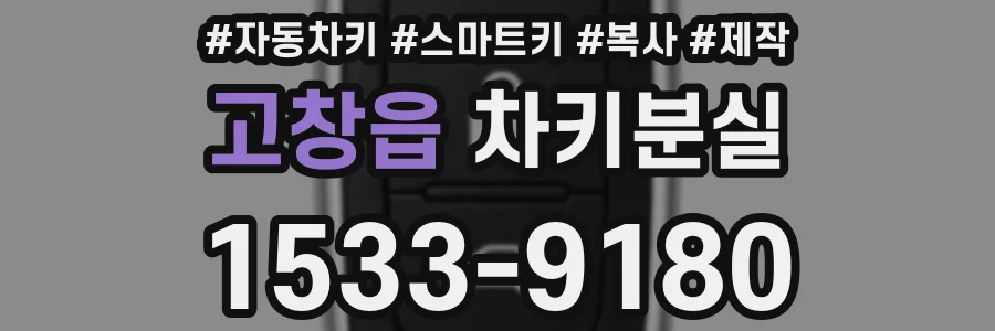 고창읍 차키분실