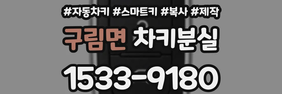 구림면 차키분실