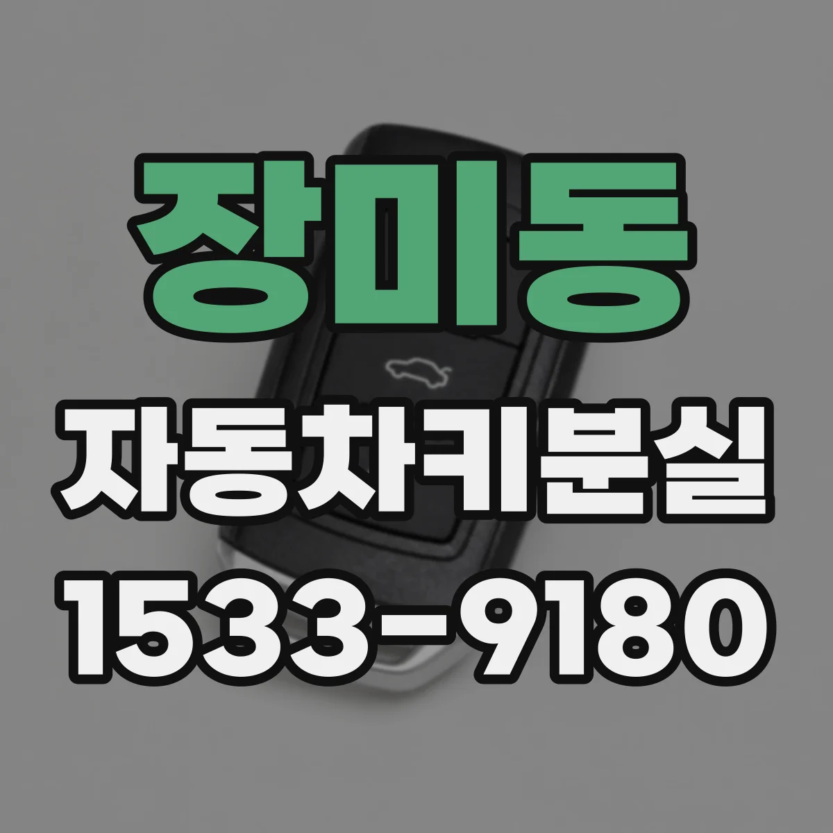장미동 자동차키분실