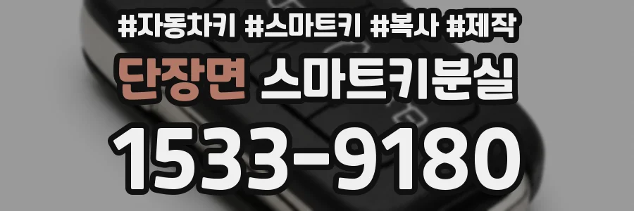 단장면 스마트키분실