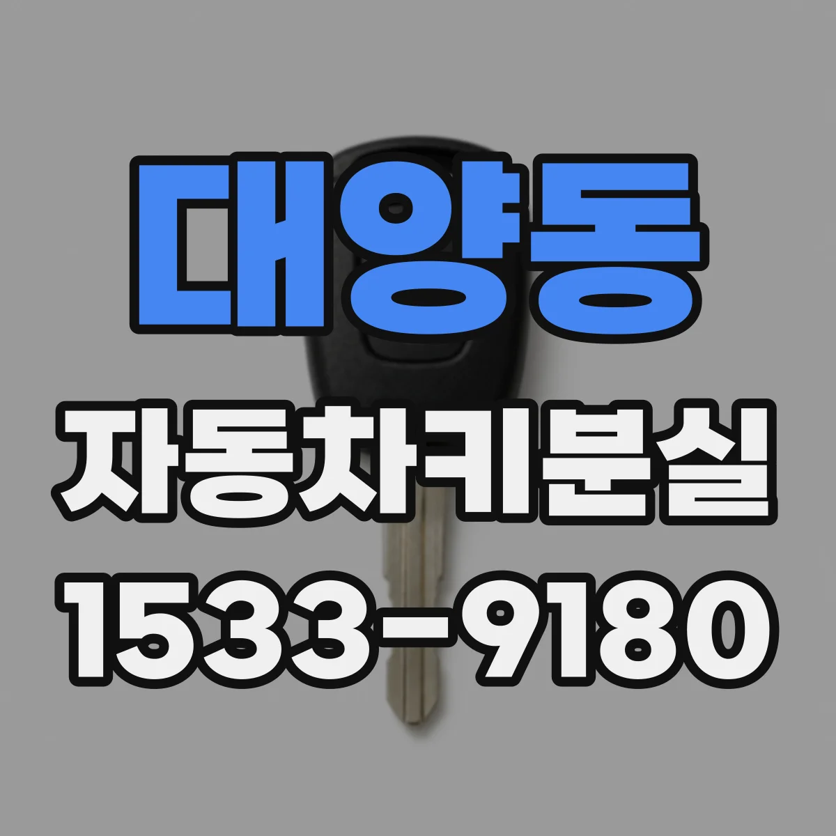대양동 자동차키분실