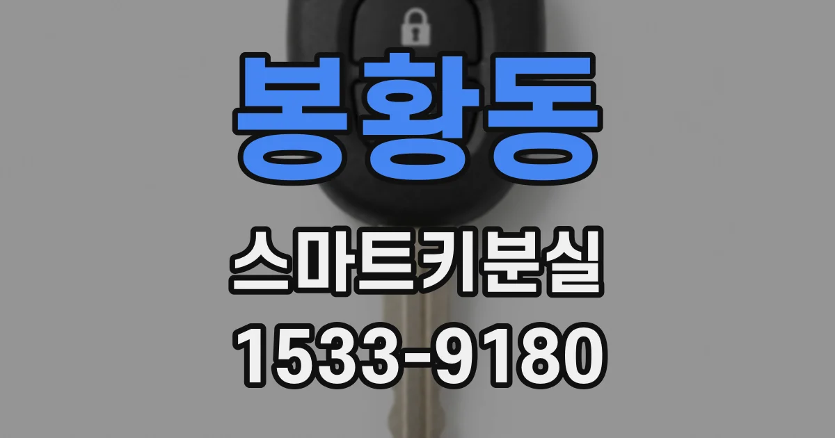 봉황동 스마트키분실