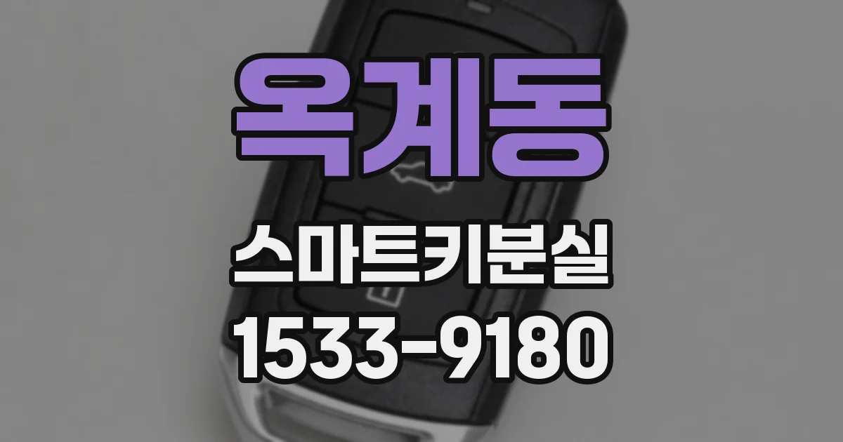 옥계동 스마트키분실