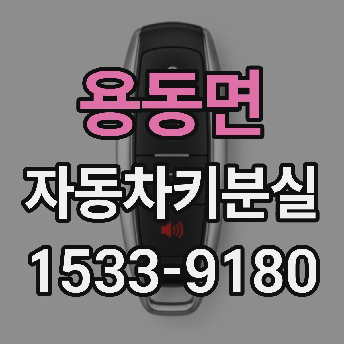 용동면 자동차키분실