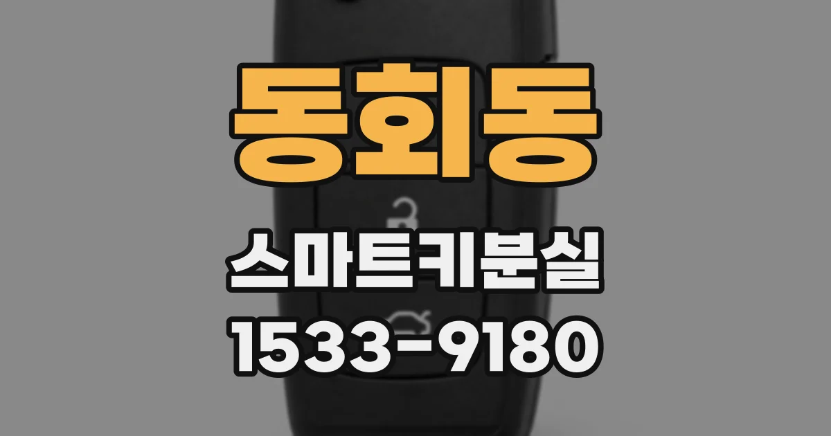 동회동 스마트키분실