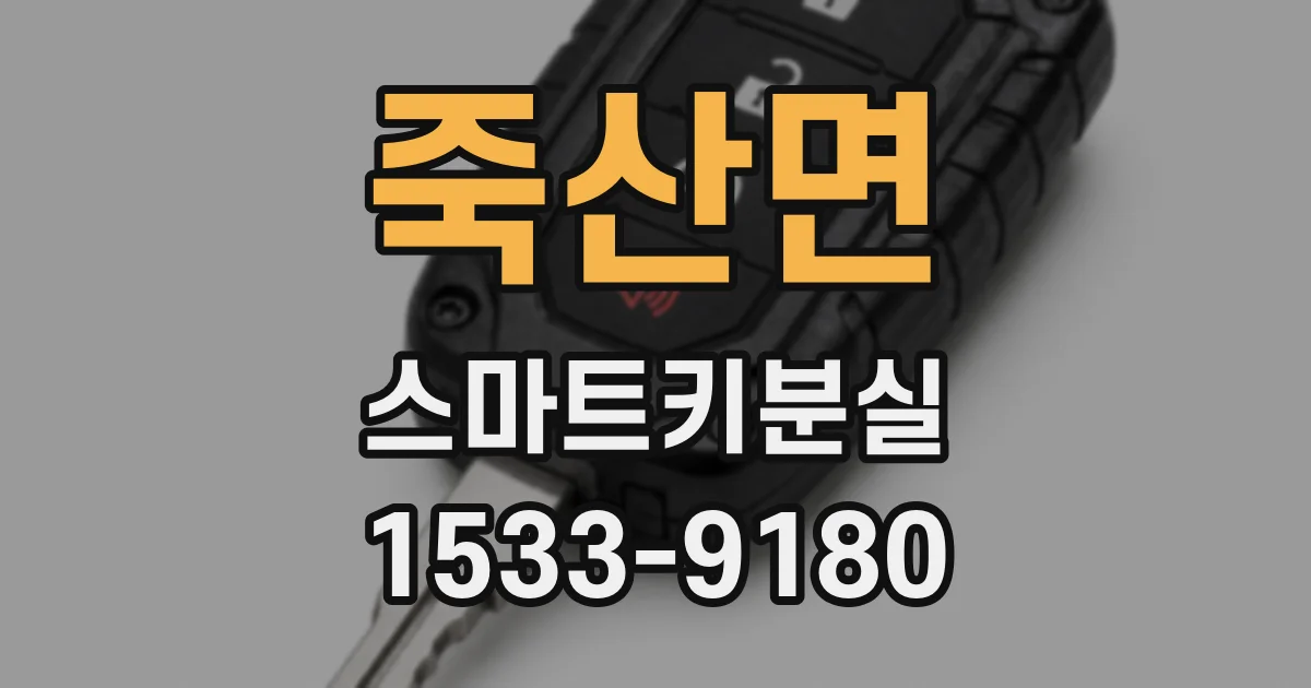 죽산면 스마트키분실