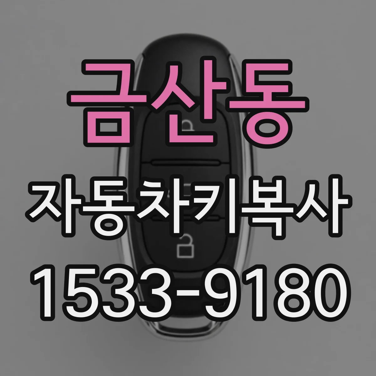 금산동 자동차키복사