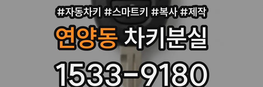 연양동 차키분실