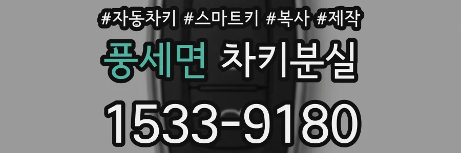 풍세면 차키분실