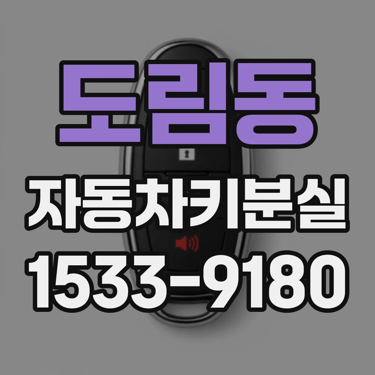 도림동 자동차키분실