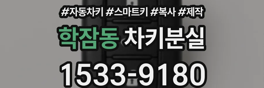 학잠동 차키분실