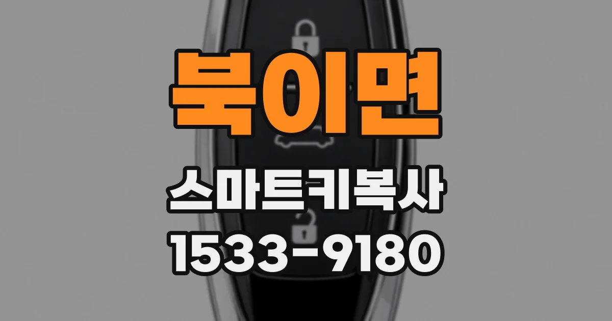 북이면 스마트키복사