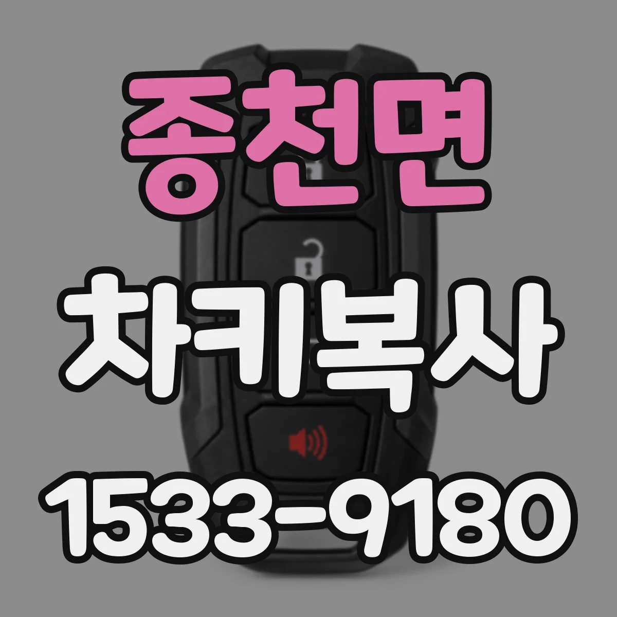 종천면 차키복사