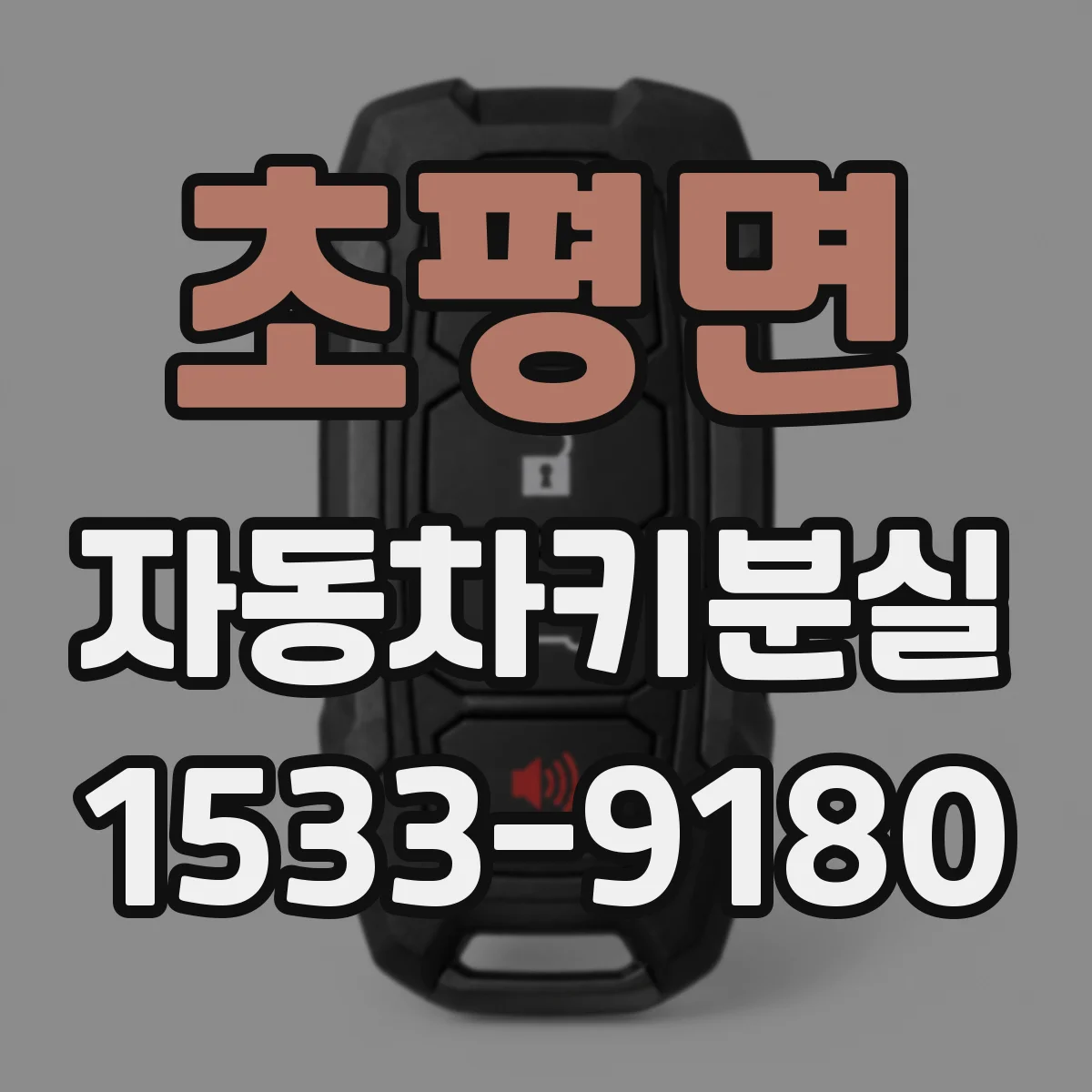 초평면 자동차키분실