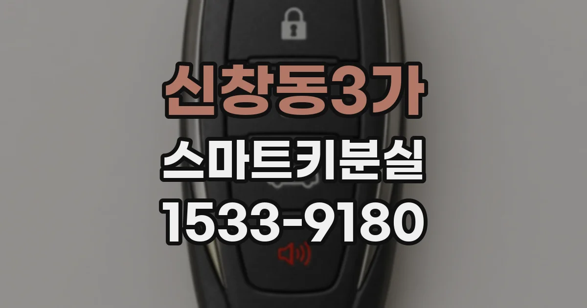 신창동3가 스마트키분실