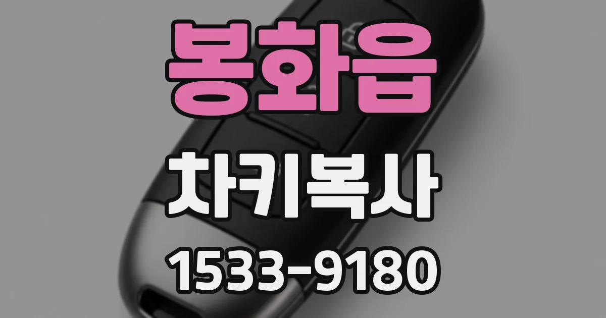 봉화읍 차키복사