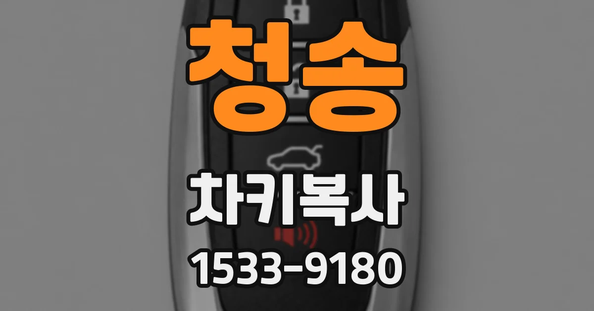 청송 차키복사