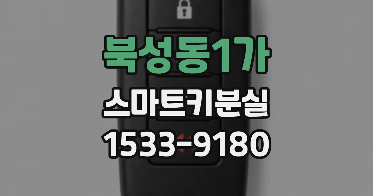 북성동1가 스마트키분실