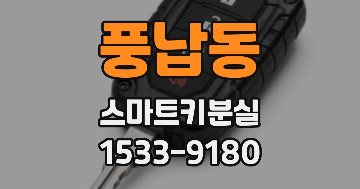 풍납동 스마트키분실