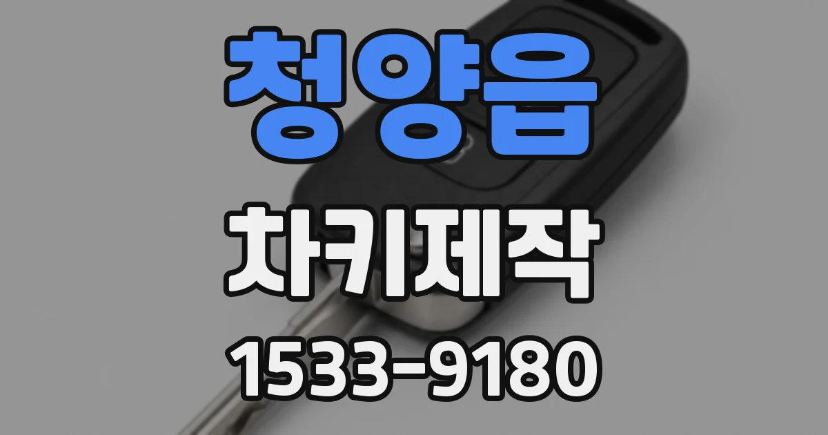 청양읍 차키제작