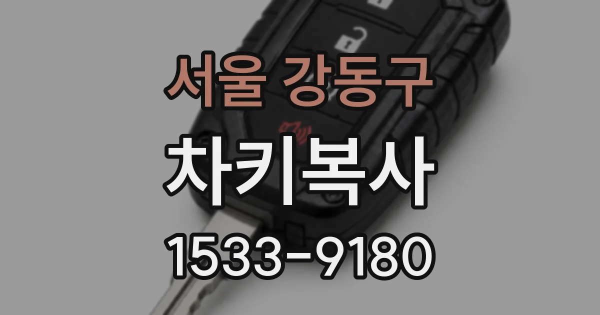 서울 강동구 차키복사