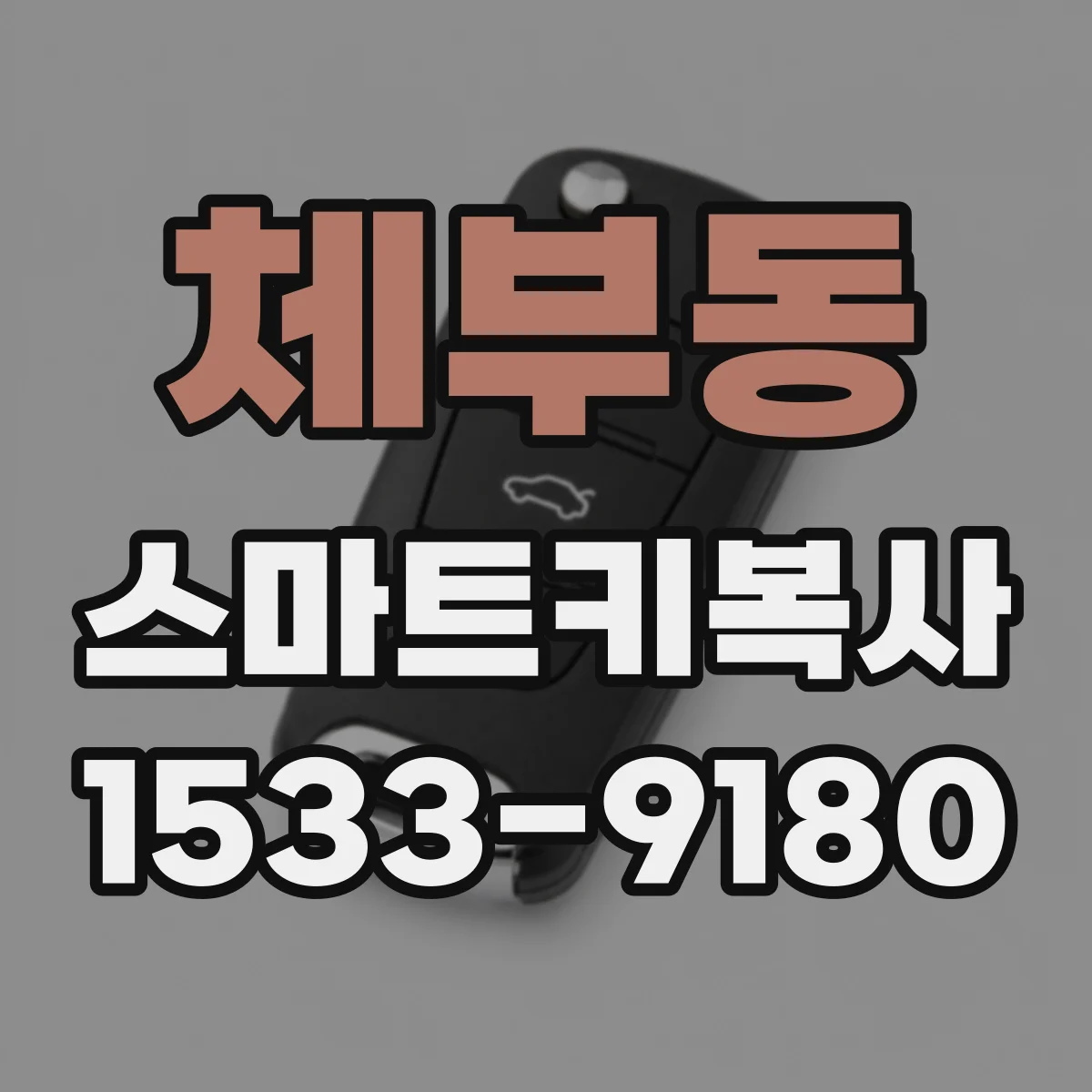 체부동 스마트키복사