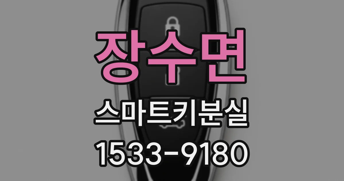 장수면 스마트키분실