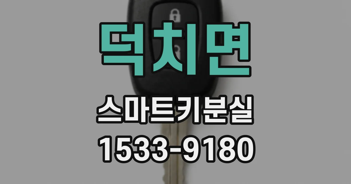 덕치면 스마트키분실