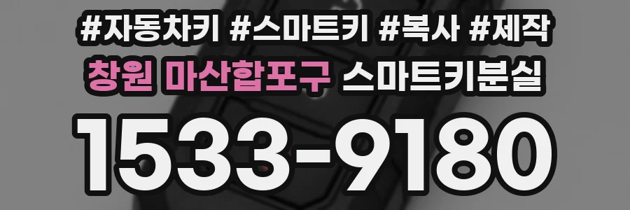 창원 마산합포구 스마트키분실