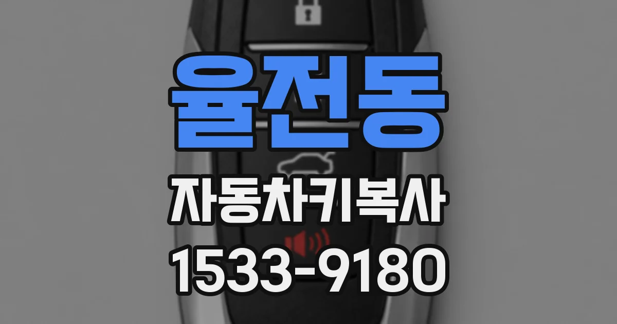율전동 자동차키복사