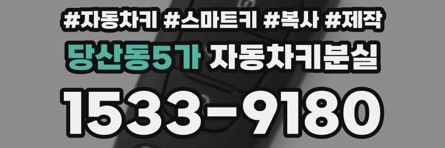 당산동5가 자동차키분실